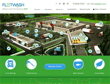 Tablet Screenshot of fleetwash.com